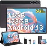Chenquansarl - tablette 10 pouces android 13 tablette tactile, 14go ram + 128go rom(tf 1to), octa - core ...