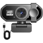 Chenquansarl - webcam full hd 1080p avec microphone, suppression du bruit, couverture de confidentialit, ...