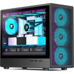 Chenquansarl - x01 boitier pc - 3 ventilateurs pwm argb préinstallés, boitier pc microatx, radiateur ... Chenquansarl - x01 boitier pc - 3 ventilateurs pwm argb préinstallés, boitier pc microatx, radiateur ...