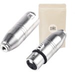 Chenquansarl - x2 adaptateur jack 3. 5mm 1 femelle vers xlr male + 1 femelle vers xlr femelle connecteur ...