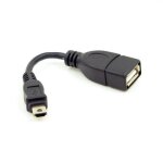 Chenyang vmc - uam1 usb 2. 0 otg cable mini a type male to usb female host for sony handycam & pda & ...