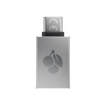 Cherry - adaptateur usb - usb type a (f) pour 24 pin usb - c (m) - usb 3. 0 otg - argent Cherry - adaptateur usb - usb type a (f) pour 24 pin usb - c (m) - usb 3. 0 otg - argent