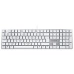 Cherry kc 200 mx clavier universel usb qwertz allemand argent, blanc Cherry kc 200 mx clavier universel usb qwertz allemand argent, blanc