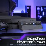 Chicslick - tnp 5 port usb hub pour ps4 slim edition - adaptateur haut débit usb 3. 0 / 2. 0, accessoires, ... Chicslick - tnp 5 port usb hub pour ps4 slim edition - adaptateur haut débit usb 3. 0 / 2. 0, accessoires, ...