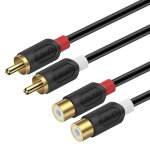 Cinch rca câble de rallonge câble, rca cable plaqué or série audiowave 2 rca mâle à 2 rca femelle câble ... Cinch rca câble de rallonge câble, rca cable plaqué or série audiowave 2 rca mâle à 2 rca femelle câble ...