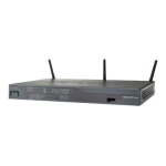 Cisco 887va annex m etsi compliant - routeur sans fil - modem adsl commutateur 4 ports - ports wan : ...