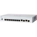 Cisco business 350 series cbs350 - 8s - e - 2g - commutateur - c3 - g�r� - 8 x gigabit sfp + 2 x combo ...