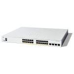 Cisco catalyst 1200 - 24fp - 4x - commutateur - c3 - intelligent - 24 x 10 / 100 / 1000 (poe + ) + 4 ...