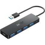 Civv - hub usb 3. 0 avec 4 ports usb 3. 0, adaptateur multiport usb pour pc, macbook air, mac pro / mini, ...