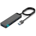 Civv - hub usb 3. 0, data hub 4 ports usb 3. 0 5gbps ultra fin de 1m / 3ft - cble etendu multi data ...
