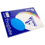 Clairefontaine lot de 10 ramettes 100 feuilles papier 80g a4 210x297 mm certifi� fsc bleu turquoise