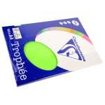 Clairefontaine lot de 10 ramettes 100 feuilles papier 80g a4 210x297 mm certifi fsc fluo vert