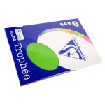 Clairefontaine lot de 10 ramettes 50 feuilles papier 160g a4 210x297 mm certifi fsc vert menthe