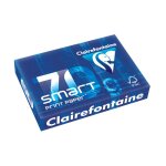 Clairefontaine lot de 3 ramettes 500 feuilles smart 70g a4 210x297 mm certifi fsc blanc