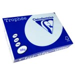 Clairefontaine lot de 5 ramettes 500 feuilles papier 80g a4 210x297 mm certifi� fsc bleu