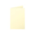 Clairefontaine pollen c6 - cartes plies en deux - jaune canari - 111 x 158 mm - 210 g / m - 25 carte(s) ...