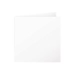 Clairefontaine pollen - cartes  demi - pli prplies - blanc - 160 x 160 mm - 210 g / m - 25 feuille(s) ...