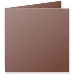 Clairefontaine pollen - cacao - 135 x 135 mm - 210 g / m - 25 carte(s) cartes � demi - pli teint�e