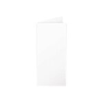 Clairefontaine pollen dl - cartes  demi - pli prplies - blanc - 106 x 213 mm - 210 g / m - 25 feuille(s) ...