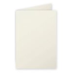 Clairefontaine pollen - gris perle - 110 x 155 mm - 210 g / m - 25 carte(s) cartes pli�es en deux