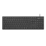 Clavier 1life kb : cleanboard silicone ip68 noir Clavier 1life kb : cleanboard silicone ip68 noir