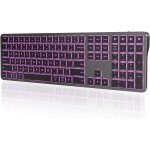 Clavier aste sans fil bluetooth, multi - appareils, pav numrique, rvb, compatible pour windows, mac ...