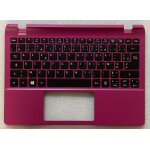 Clavier azerty franais acer aspire e3 - 111 v3 - 111p 60. mnun7. 011 topcase rose