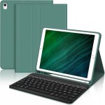 Clavier azerty pour ipad 9eme / 8eme / 7eme generation, clavier magntique amovible bluetooth sans fil ...