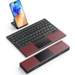 Clavier bluetooth pliable azerty avec pavé tactile intégré, ultra - compact & multi - appareils (3 canaux), ... Clavier bluetooth pliable azerty avec pavé tactile intégré, ultra - compact & multi - appareils (3 canaux), ...