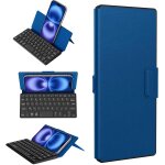 Clavier bluetooth pliable, mini clavier sans fil double canal, [azerty] clavier bluetooth avec support, ...