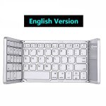 Clavier bluetooth pliable sans fil, klavye, anglais, russe, espagnol, arabe, hébreu, portugais, ios, ... Clavier bluetooth pliable sans fil, klavye, anglais, russe, espagnol, arabe, hébreu, portugais, ios, ...