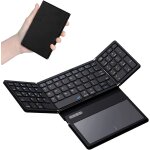 Clavier bluetooth pliable sans fil avec pavé tactile / pavé numérique / support, clavier bluetooth avec ... Clavier bluetooth pliable sans fil avec pavé tactile / pavé numérique / support, clavier bluetooth avec ...