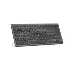 Clavier bluetooth qwertz emetok noir ultra fin et lger, idal pour voyage, travail  distance et utilisation ...