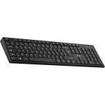 Clavier bluetooth rechargeable en usb - c, azerty, touches souples, agr�ables et silencieuses noir