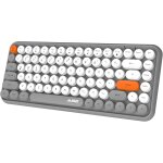 Clavier bluetooth sans fil, joli mini clavier compact 84 touches, connexion sans fil 2, 4 ghz, touches ... Clavier bluetooth sans fil, joli mini clavier compact 84 touches, connexion sans fil 2, 4 ghz, touches ...