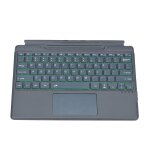Clavier bluetooth sans fil pour microsoft surface pro 9 8 x, avec pav tactile, rtro - clairage, manchon ...