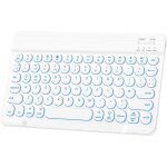 Clavier bluetooth sans fil, qwerty uk, clavier r�tro�clair� pour ipad, iphone, tablette, android, windows, ...