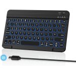 Clavier bluetooth sans fil, qwerty uk, clavier rétroéclairé pour ipad, iphone, tablette, android, windows, ... Clavier bluetooth sans fil, qwerty uk, clavier rétroéclairé pour ipad, iphone, tablette, android, windows, ...