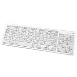 Clavier bluetooth sans fil rechargeable, ultra - fin, avec pav numrique, pour ordinateur portable, ...