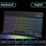 Clavier bluetooth sans fil rétro4. 2 rvb, mini claviers russes, aste pour ipad et tablette, 10 pouces ... Clavier bluetooth sans fil rétro4. 2 rvb, mini claviers russes, aste pour ipad et tablette, 10 pouces ...