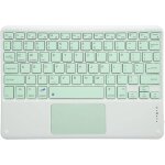 Clavier bluetooth sans fil ultra fin avec pav tactile intgr, clavier rechargeable portable lger et ...