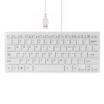 Clavier filaire ultra - fin usb 2. 0, mini, 78 prédire, pour ordinateur portable, gaming, avec autocollant ... Clavier filaire ultra - fin usb 2. 0, mini, 78 prédire, pour ordinateur portable, gaming, avec autocollant ...