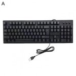 Clavier filaire usb ergonomique �tanche � 108 touches, plusieurs langues, pour pc portable