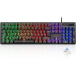 Clavier gamer azerty fr - usb - clavier filaire avec eclairage led compatible pc gaming ps4 ps5 mac noir ... Clavier gamer azerty fr - usb - clavier filaire avec eclairage led compatible pc gaming ps4 ps5 mac noir ...