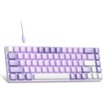 Clavier gamer mecanique qwerty mk - box clavier 60% gaming pour pc usb - c rtroclair led pour pc / ...