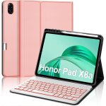 Clavier pour honor pad x8a 11 pouces, azerty franais backlit keyboard sans fil, bluetooth removable ...