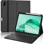 Clavier pour honor pad x8a 11 pouces, azerty franais keyboard sans fil, bluetooth removable keyboard ...