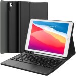 Clavier ipad 9eme generation, smart touchpad ipad 10. 2 clavier, dtachable sans fil clavier avec porte ...