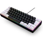 Clavier de jeu 60 % percent - petit clavier ergonomique - clavier compact rvb pour windows, pc, ordinateur ... Clavier de jeu 60 % percent - petit clavier ergonomique - clavier compact rvb pour windows, pc, ordinateur ...