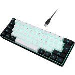 Clavier de jeu filaire ? 60 %, sensation m?canique, petit mini, clavier rvb compact portable pour pc, ...
